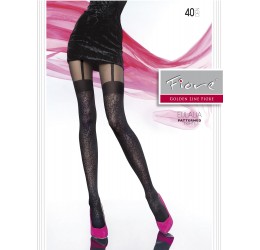 Sexy Collant neri 40 den 'Eulalia' Fiore Hosiery