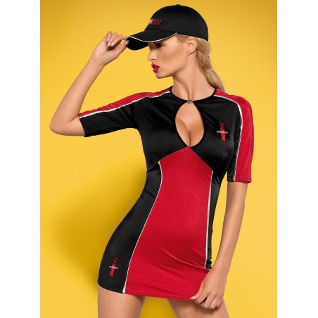 'Rally' Completo rosso/nero racer by Obsessive