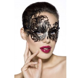 Sexy Maschera metallica filigranata decorata con strass