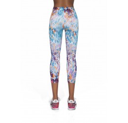 Leggings al polpaccio in fantasia multicolor 'Caty' Bas Bleu