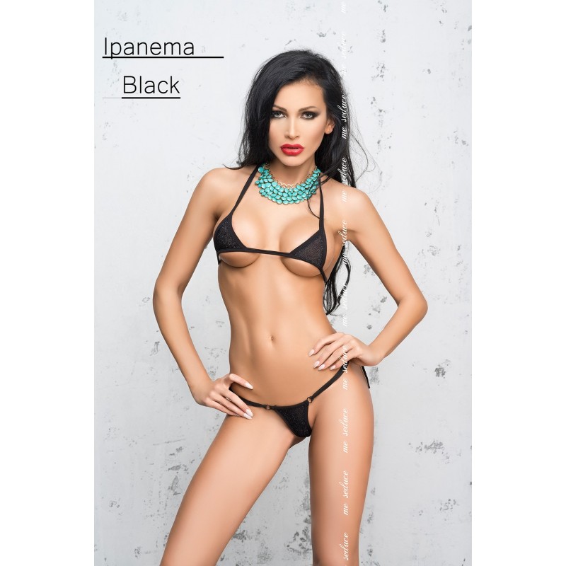 Sexy Micro Bikini nero glitter 'Ipanema' Me Seduce Sexy Micro Bikini nero glitter 'Ipanema' Me Seduce