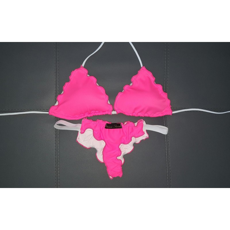 Bikini 'Marta' rosa, Reggiseno a triangolo + Perizoma, Alessia Siena Bikini 'Marta' rosa, Reggiseno a triangolo + Perizoma, Alessia Siena