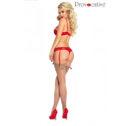 Sexy Completino Intimo rosso 3 pezzi Provocative Lingerie