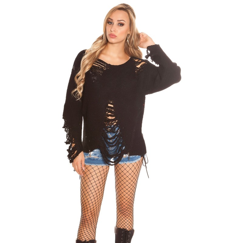 Sexy top nero con strass tg. unica 40/44 Sexy top nero con strass tg. unica 40/44