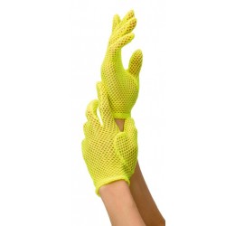 Sexy guanti corti in rete...
