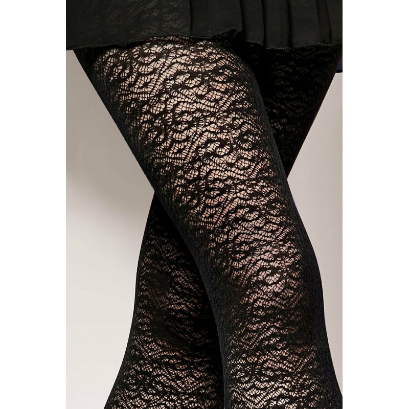 Gatta Black Brillant Strumpfhose blickdicht und glänzend in schwarz