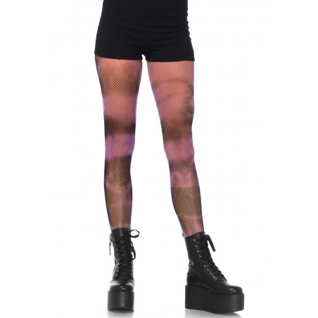 Leg Avenue 9716 Collant A Rete Leopardata – Nero – Taglia Unica Donna