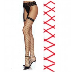 Sexy Calze ROSSE a rete con...
