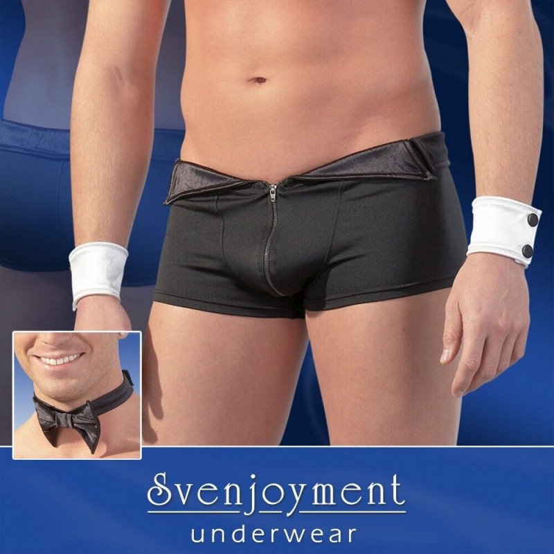 Sexy set uomo boxer , polsini e collarino