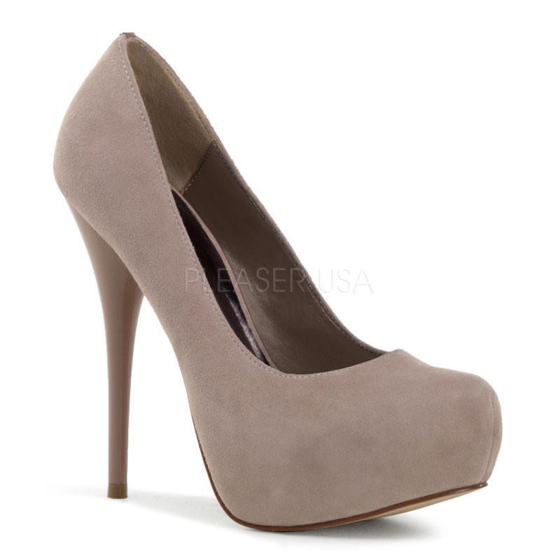 Stupende scarpe decollete' con plateau Tacco 13,5 cm Pleaser 'Gorgeous'