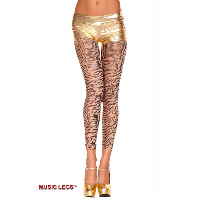 Leggings coprenti tigrati Music Legs ML-35806